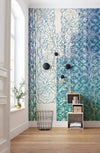Komar Art Nouveau Bleu Vlies Fotobehang 250x280cm 5 banen Sfeer | Yourdecoration.nl