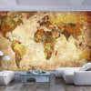 Artgeist Old World Map Vlies Fotobehang Sfeer | Yourdecoration.nl