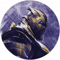 Komar Avengers Painting Thanos Zelfklevend Fotobehang 125x125cm Rond | Yourdecoration.nl