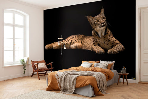 Komar Iberische Lynx Vlies Fotobehang 400X280Cm 6 Delen Sfeer | Yourdecoration.nl