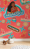 Komar Moana Island Girl Vlies Fotobehang 200x280cm 4 Banen Sfeer | Yourdecoration.nl