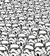 Komar Star Wars Stormtrooper Swarm Vlies Fotobehang 250x280cm 5 Banen | Yourdecoration.nl