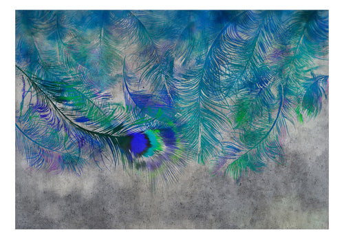 Fotobehang - Peacock Feathers - Vliesbehang
