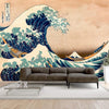 Artgeist Hokusai The Great Wave off Kanagawa Reproduction Vlies Fotobehang Sfeer | Yourdecoration.nl