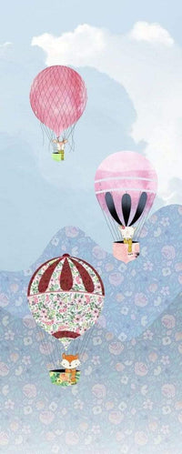 Komar Happy Balloon Vlies Fotobehang 100x250cm 1 baan | Yourdecoration.nl