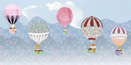 Komar Happy Balloon Vlies Fotobehang 500x250cm 5 banen | Yourdecoration.nl
