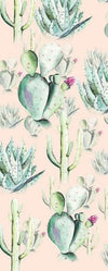 Komar Cactus Rose Vlies Fotobehang 100x250cm 1 baan | Yourdecoration.nl
