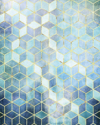 Komar Mosaik Azzuro Vlies Fotobehang 200x250cm 2 banen | Yourdecoration.nl