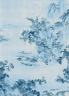 Komar Blue China Vlies Fotobehang 200x280cm 2 banen | Yourdecoration.nl