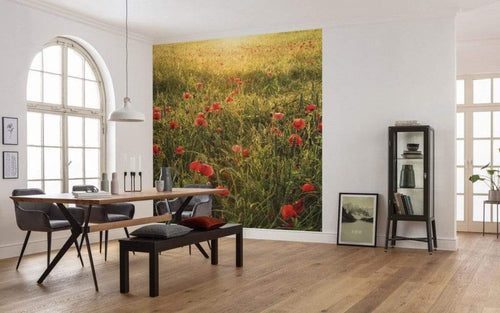 Komar Poppy World Vlies Fotobehang 250x280cm 5 banen Sfeer | Yourdecoration.nl