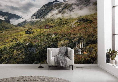 Komar Pure Norway Vlies Fotobehang 450x280cm 9 banen Sfeer | Yourdecoration.nl