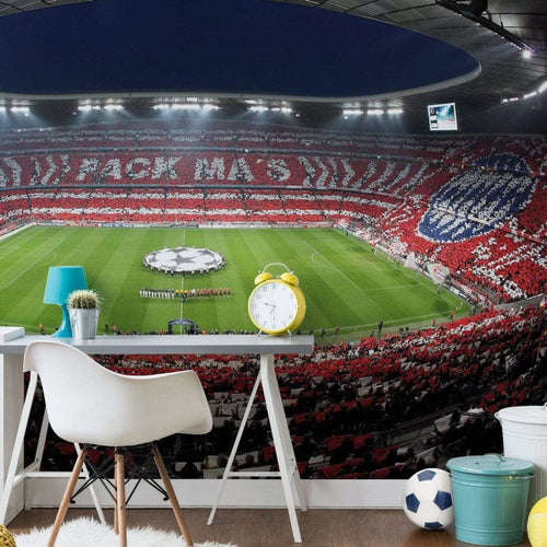 Wizard+Genius FCB Stadium Choreo Fotobehang 366x254cm 8 banen Sfeer | Yourdecoration.nl