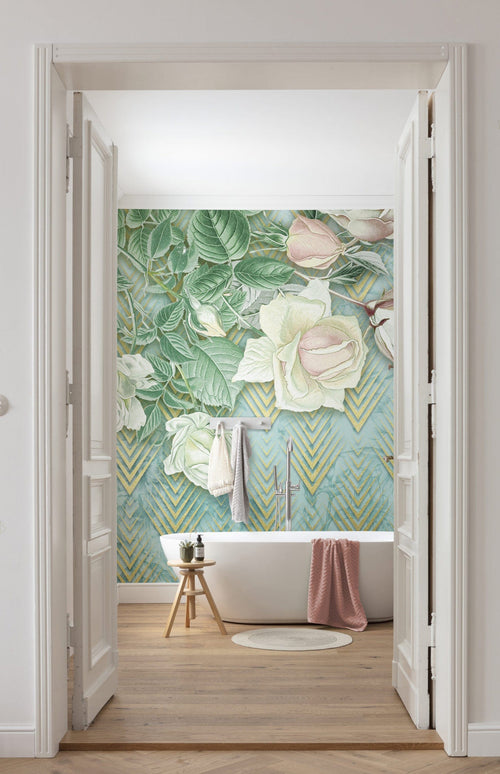 Komar Vlies Fotobehang x4 1002 Rose Poem Interieur | Yourdecoration.nl