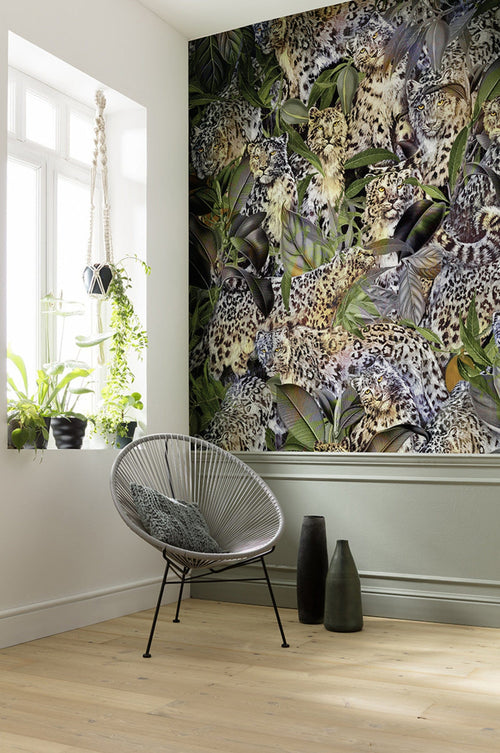 Komar Vlies Fotobehang x4 1046 Wild Cats Interieur | Yourdecoration.nl